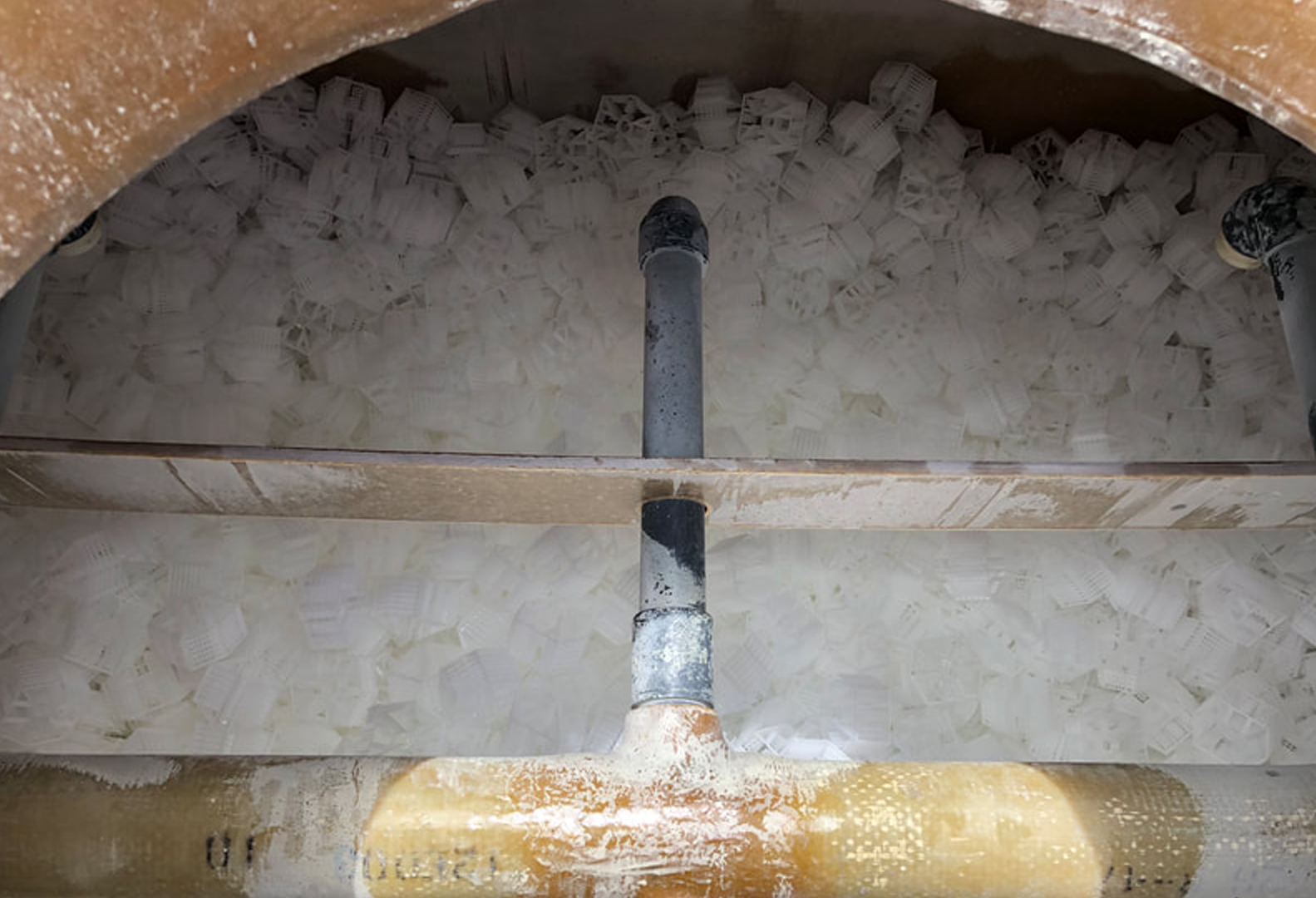 Newly Installed Clean Packing Media